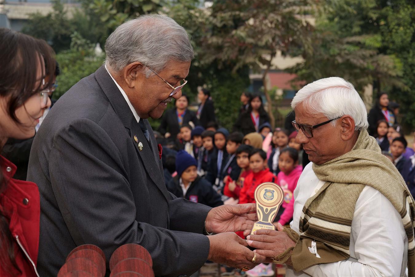 Grand Parents Day 2025 - Felicitation of Grand Parents by Honourable Founder Chairman Dr S P Verma